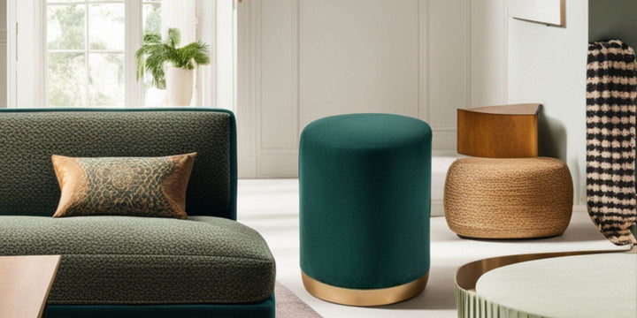 Velvet Ottomans