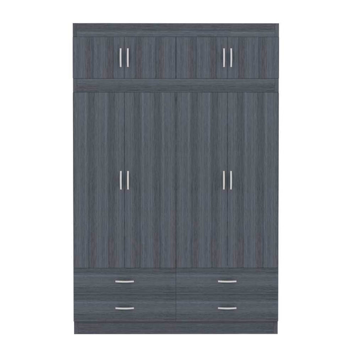 Quincy 4 Door Open Wardrobe with Top