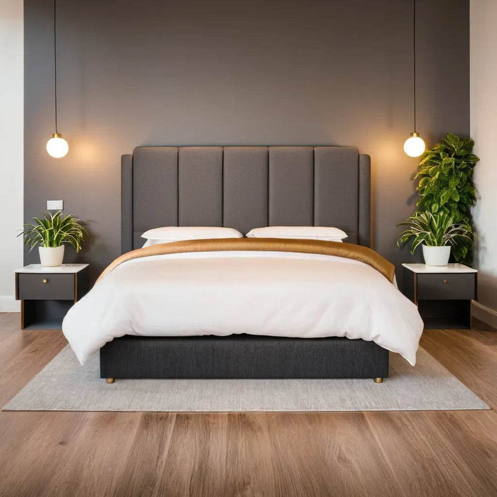 Anderes Fabric Bed Frame (Water Repellent)