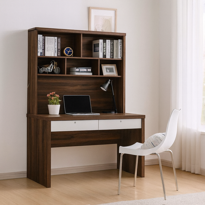Melvin Study Table with Hutch (120cm)