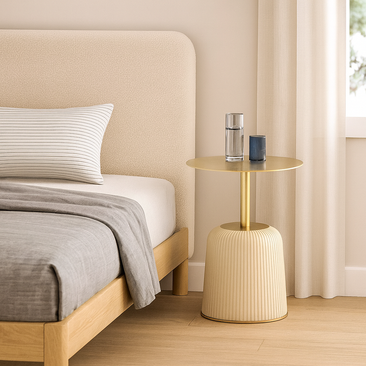 Fable Fluted Side Table (40cm)