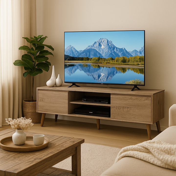 Holdun Wooden TV Console with Hana Oak Veneer Finish (160cm)
