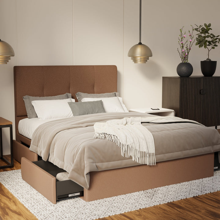 Lyra Fabric Drawer Bed Frame (Water Repellent & Pet Friendly) By Esteller