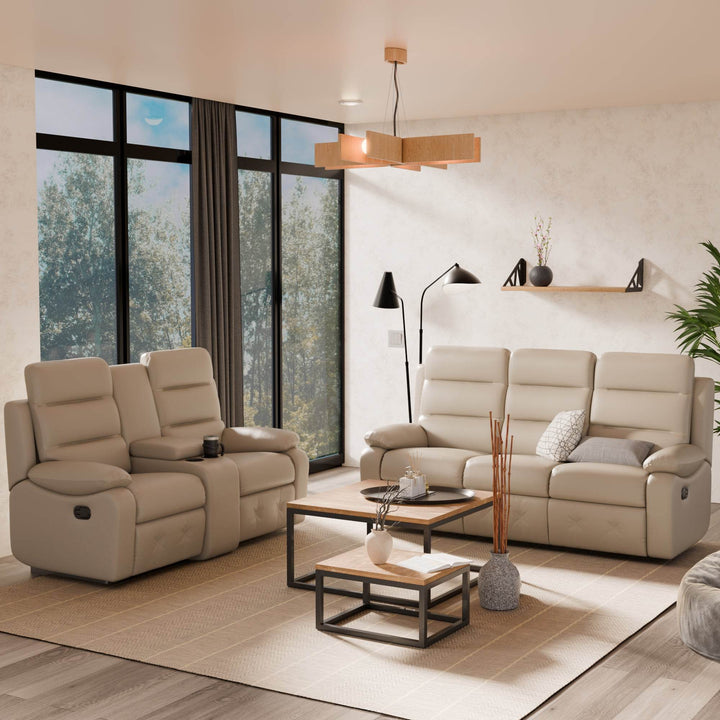 Rodney Leather Recliner Sofa