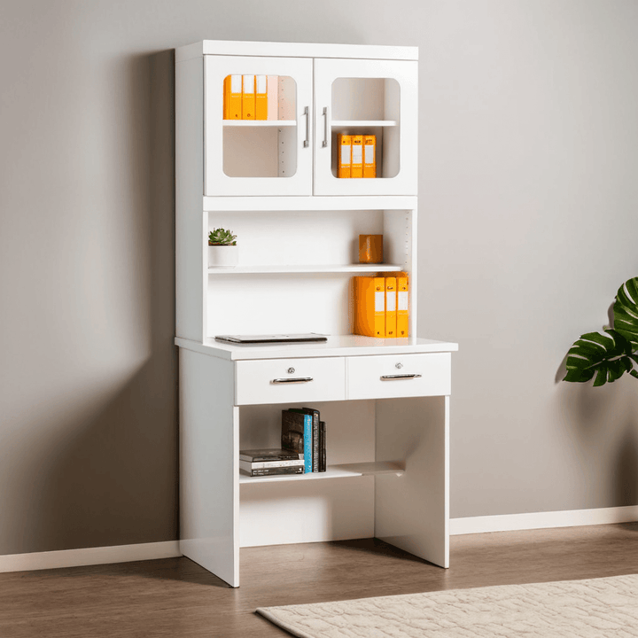Ashly Study Table With Hutch (80cm)
