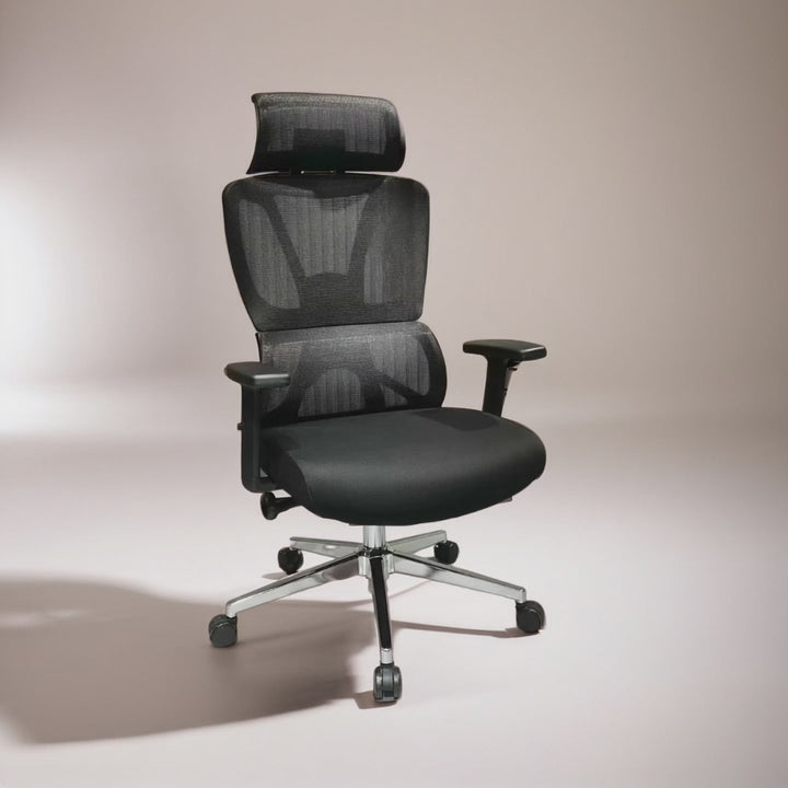 Denali High Backrest Black Mesh Office Chair