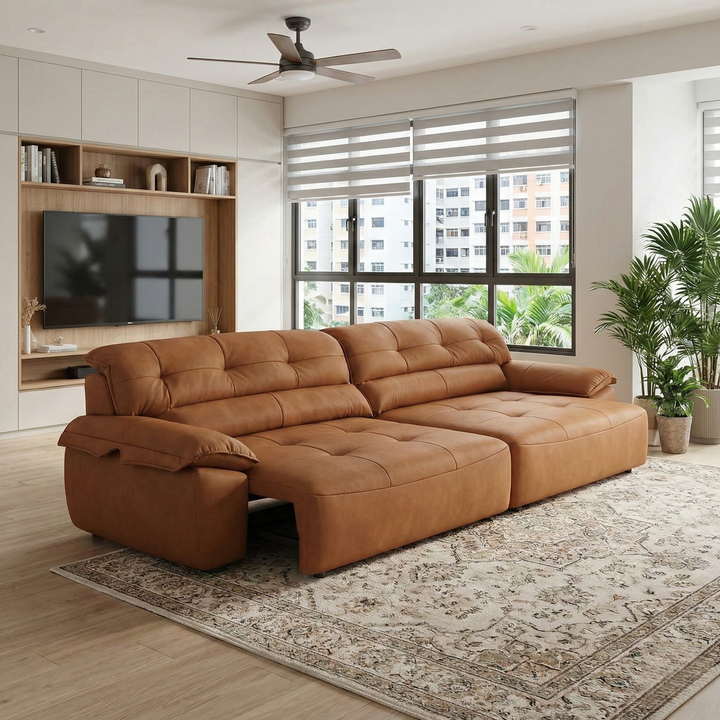 Vantix Fabric Electric Sofa Bed
