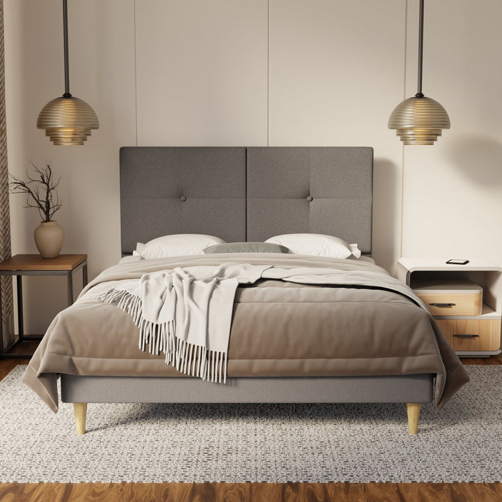 Rylan Fabric Bed Frame (Water Repellent & Pet friendly) By Esteller
