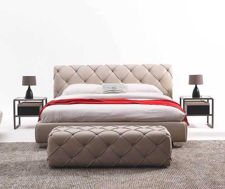 Genuine Leather Bed Frame