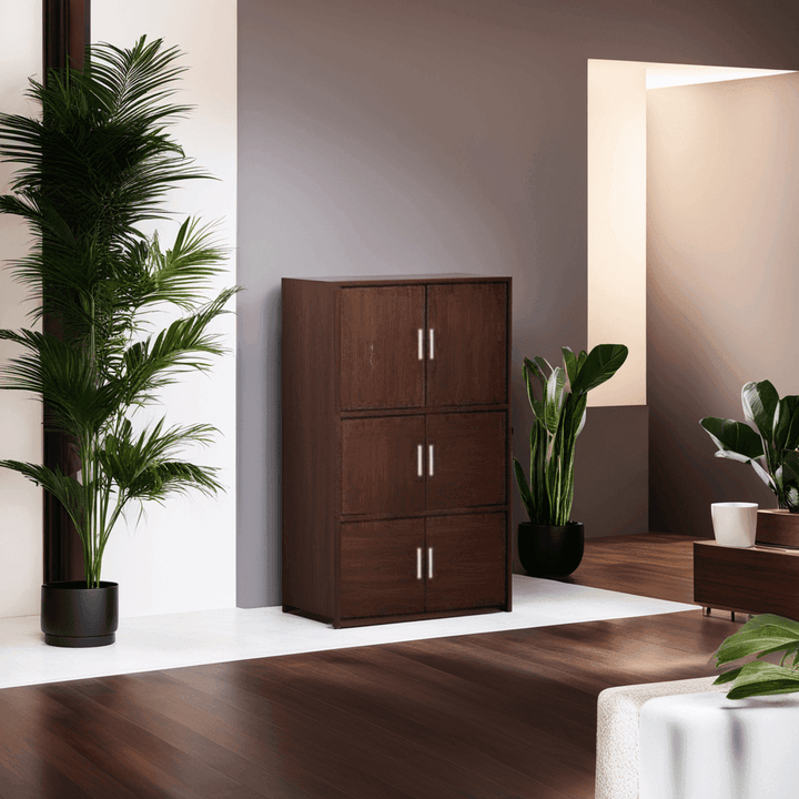 Darius Walnut Storage Cabinet
