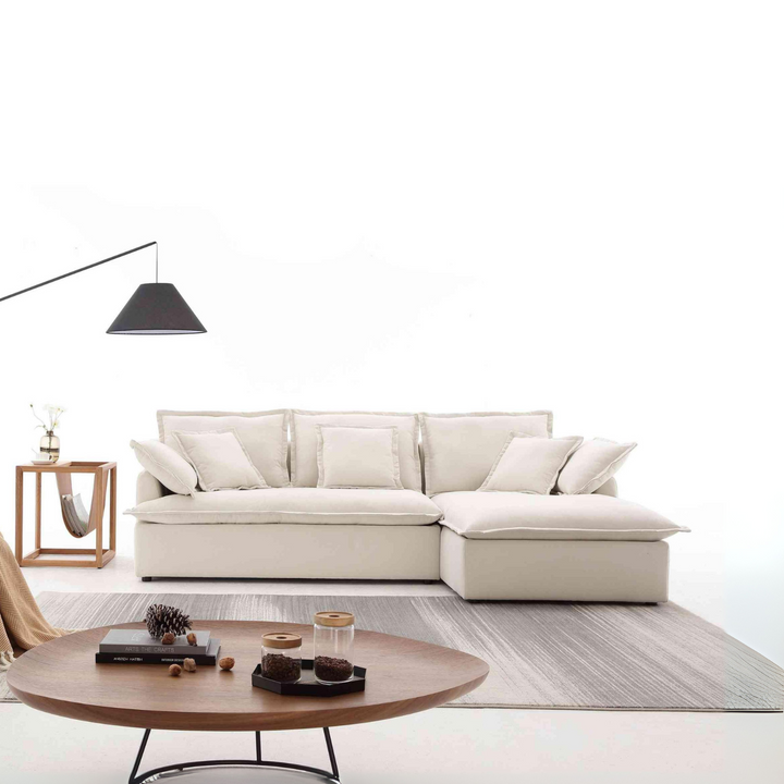 Fabrizio Fabric L-Shaped Sofa