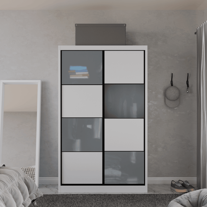 Angelina Modular Wardrobe (Frosted Glass)