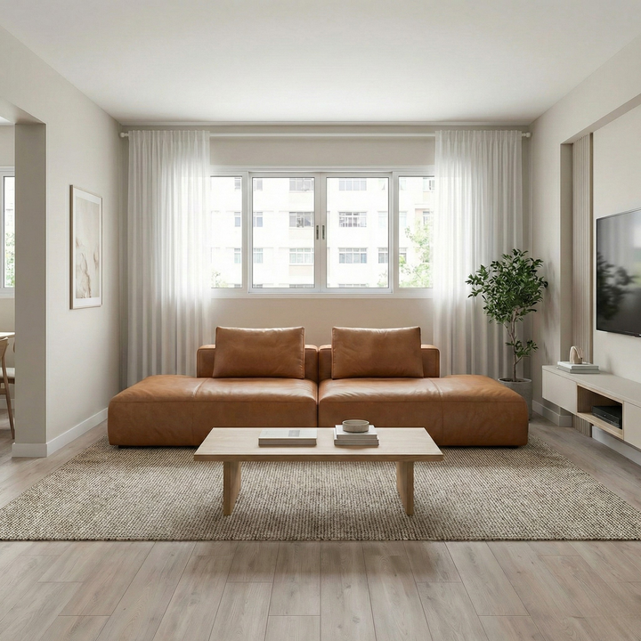 Vex Leather Sofa