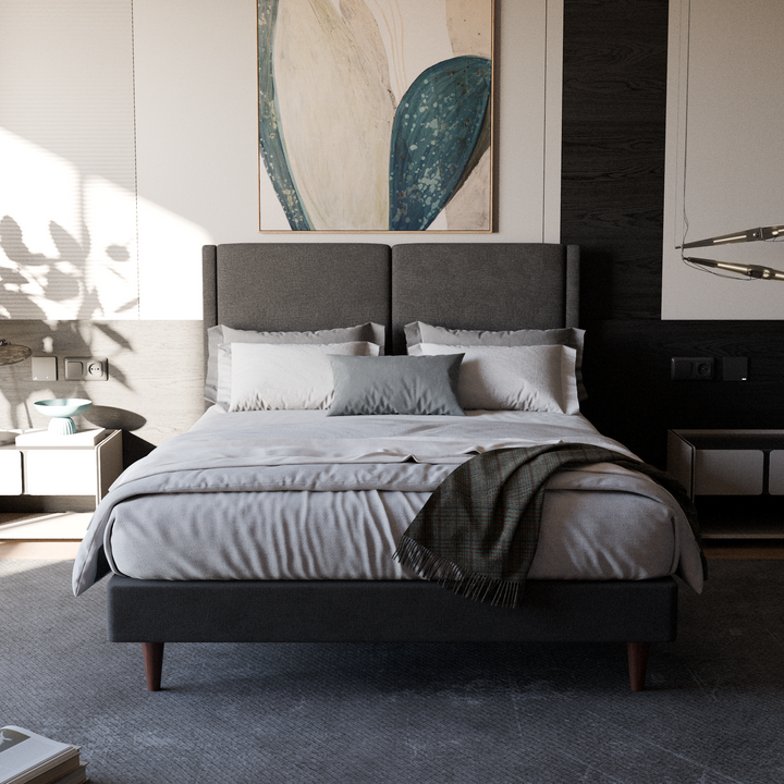 Ashleah Fabric Bed Frame (Water Repellent)
