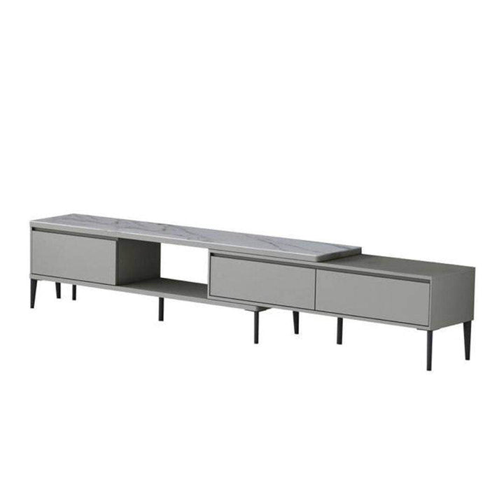 Aslan III Sintered Stone Extendable Tv Console