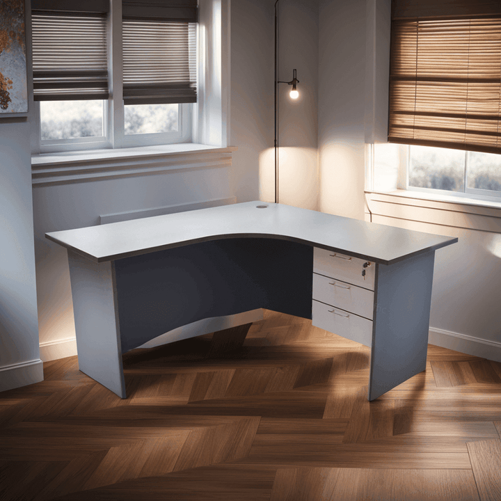 Deonne L Shape Study Table