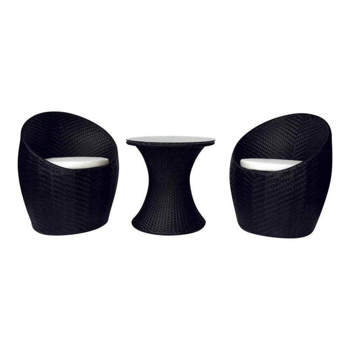 Deandra  Rattan Tea Set