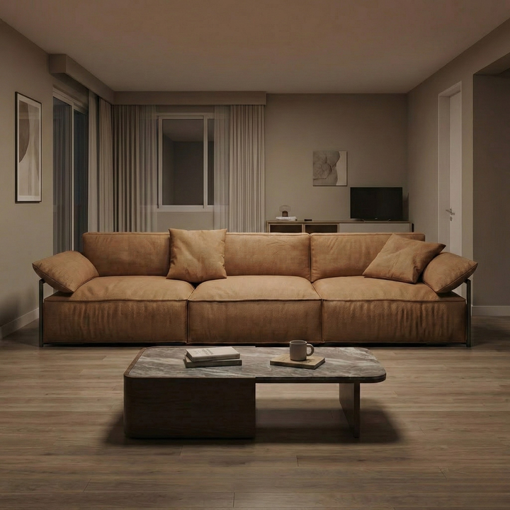 Ridge Fabric Sofa