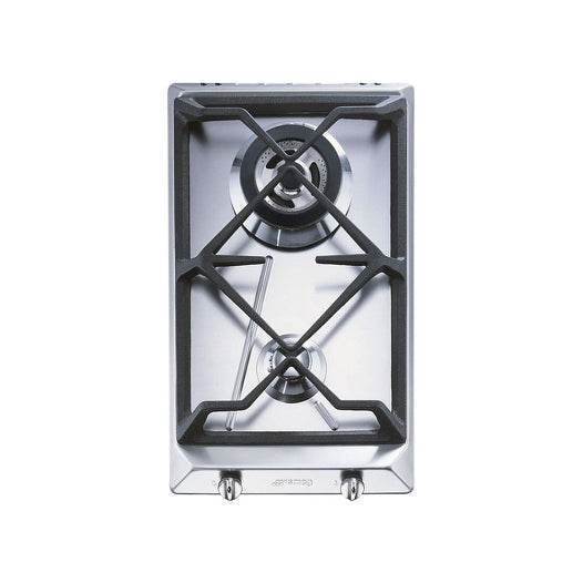 SMEG 30cm Stainless Steel Gas Hob (2 Burners) SRV532GH3