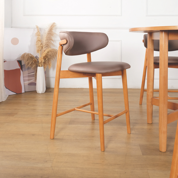 Joya Wooden Bar Stool