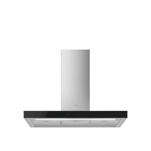 SMEG 90cm Stainless Steel and Glass Chimney Hood KBT9L4VN