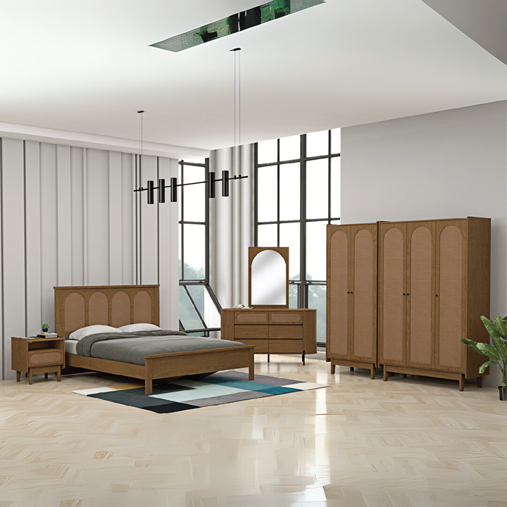 Zoya Rattan Bedroom Set
