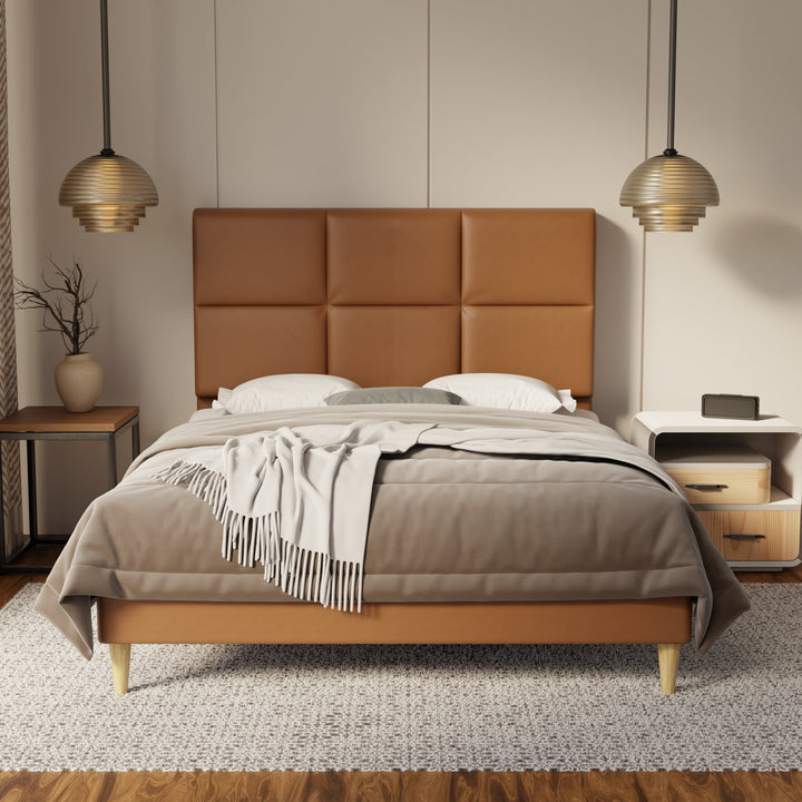 Caspian Genuine Leather Bed Frame By Esteller