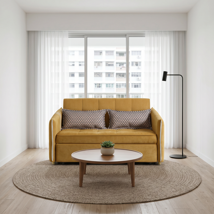 Lenovia Fabric Sofa Bed