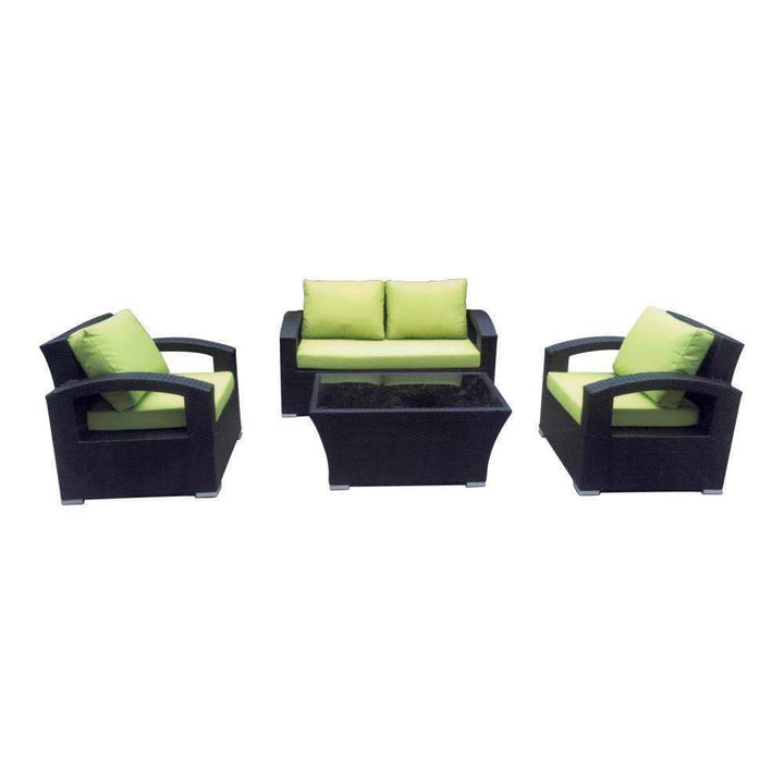 Gerome Wicker Outdoor Sofa Set